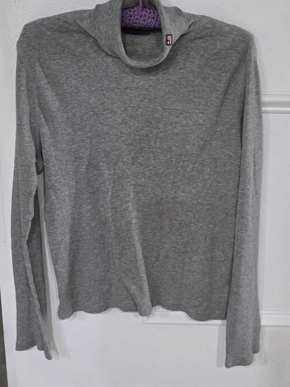 Vintage Y2K Ralph Lauren Polo Classic Ribbed Turtleneck Sweater - Women's Sz XL